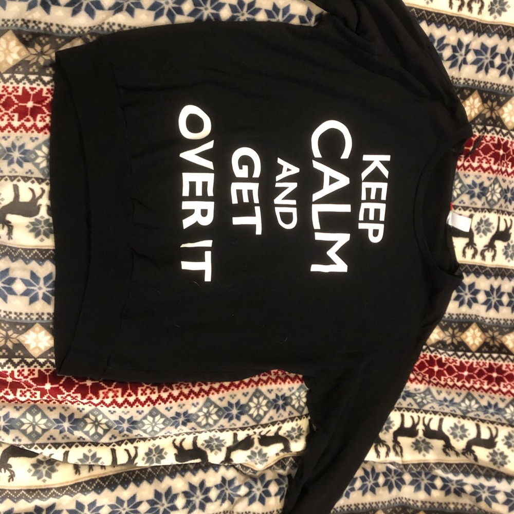 H&M “KEEP CALM AND GET OVER IT” Sweater